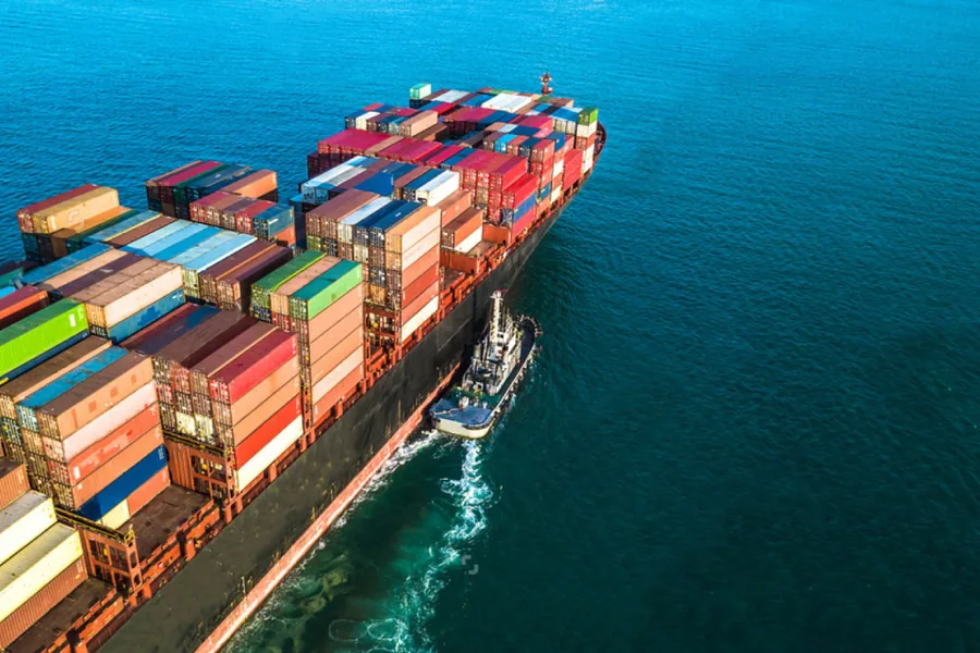 Commercial cargo vessel